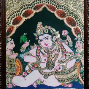 vennathazhi krishanar tanjore painting