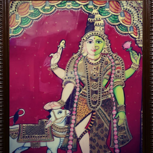 arthanareeswarar tanjore painting