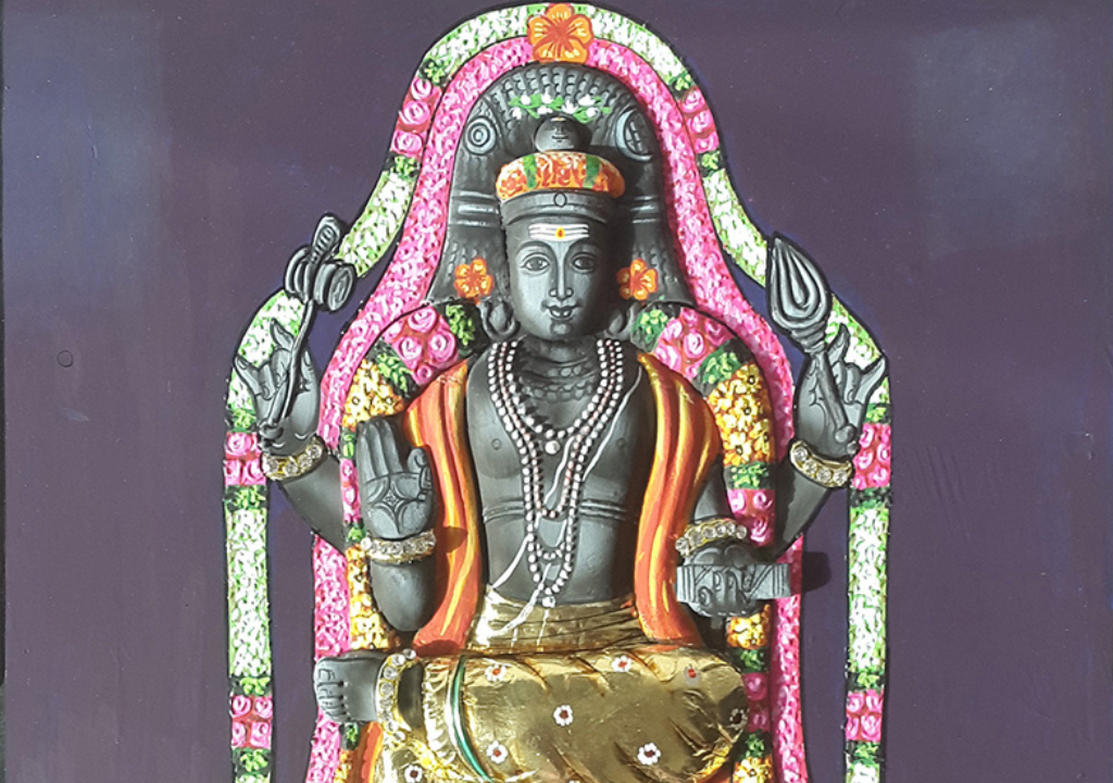 dakshina moorthi tanjore painting