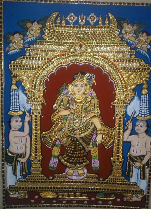 andal tanjore painting